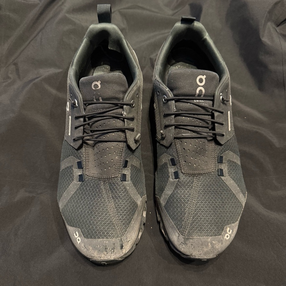 On Running Men's Charcoal Athletic Shoes (Waterproof)
